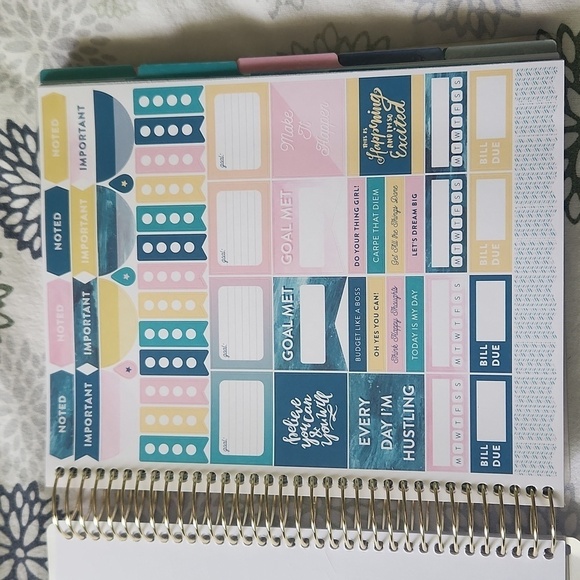 Recollections Budget Spiral Planner Undated  New Unused - Picture 10 of 13